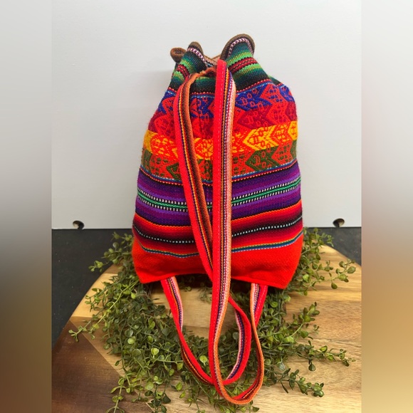 Handmade Peruvian Backpack - Picture 2 of 8